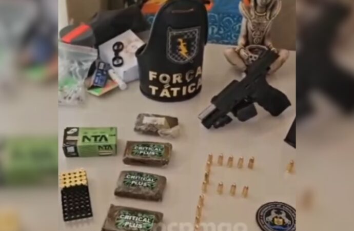 Suspeito de tráfico de drogas é preso usando filho de cinco anos como disfarce em Goiânia