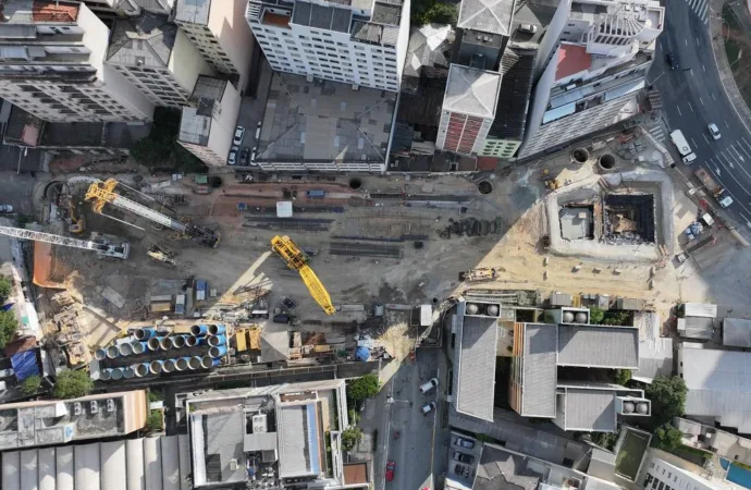 Tuneladora 'Maria Leopoldina' seguirá adiante, enquanto escavações na futura estação 14 Bis-Saracura aguardam liberação do Iphan"