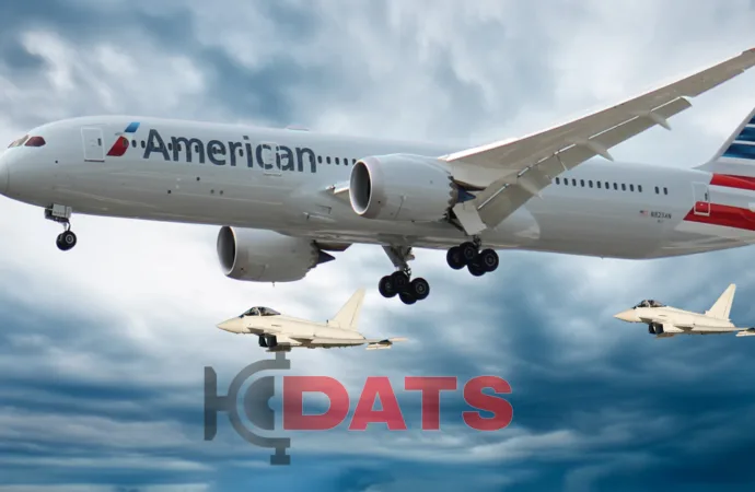 Pânico e Escolta Militar em voo com mais de 200 a Bordo