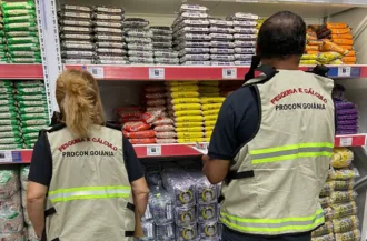 Cesta básica encontrada pelo dobro do valor nos mesmos itens em Goiânia