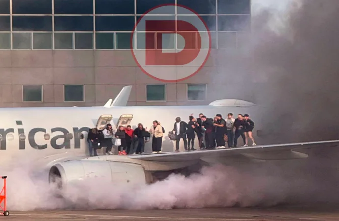 Pânico e Alívio: Incêndio em Avião da American Airlines no Aeroporto de Denver