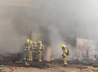Incêndio atinge ginásio de esportes de Campinas, em Goiânia