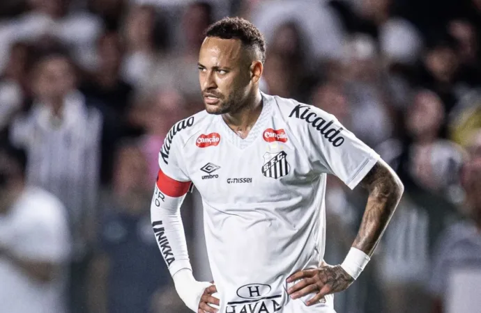 Neymar avança em recuperação e pode reforçar o Santos já na Copa do Brasil