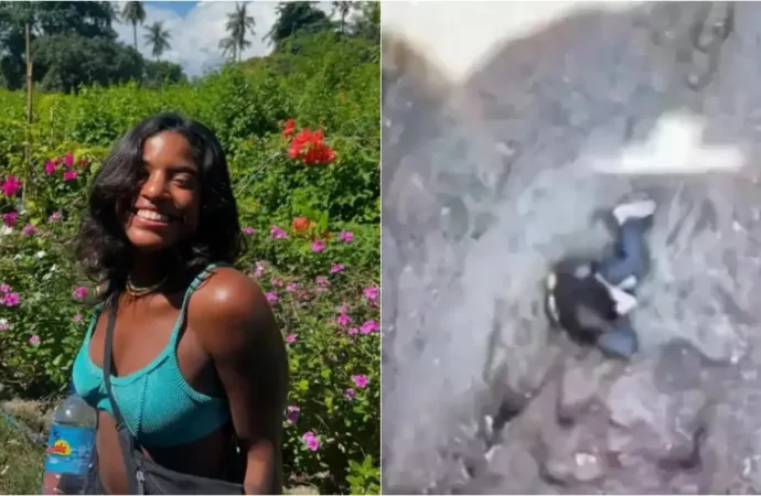 Brasileira que desapareceu em vulcão na Indonésia é encontrada morta após queda de 500 metros
