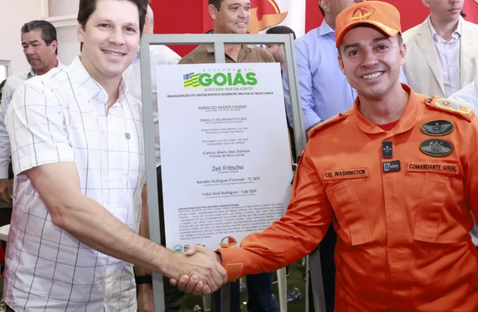 Daniel Vilela inaugura quartel dos Bombeiros em Novo Gama