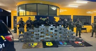Operação apreende 510 kg de cocaína em pista de pouso clandestina