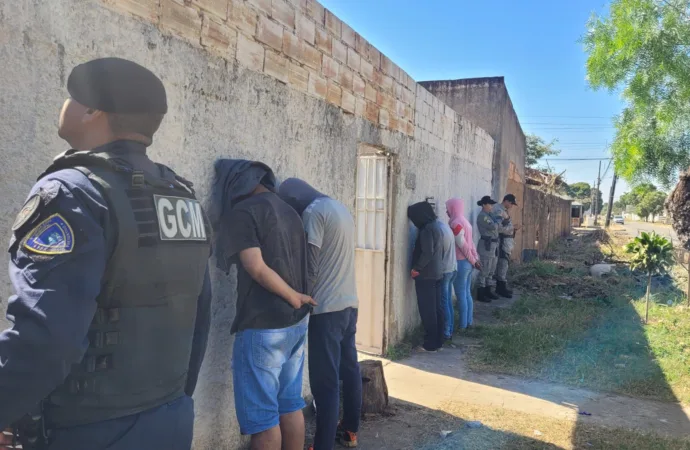 Grupo é preso por furto e receptação de fios em Aparecida de Goiânia