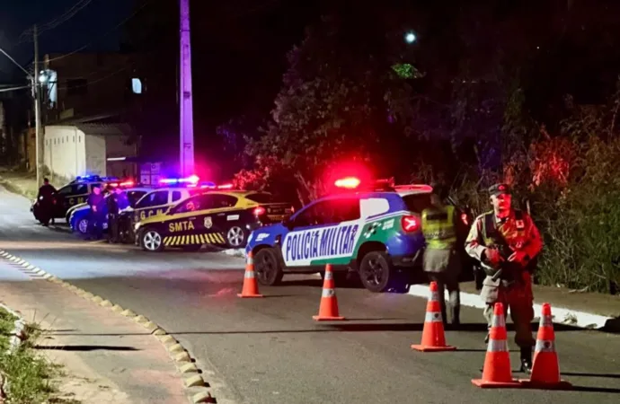 Forças de segurança realizam nova operação contra criminalidade em Aparecida