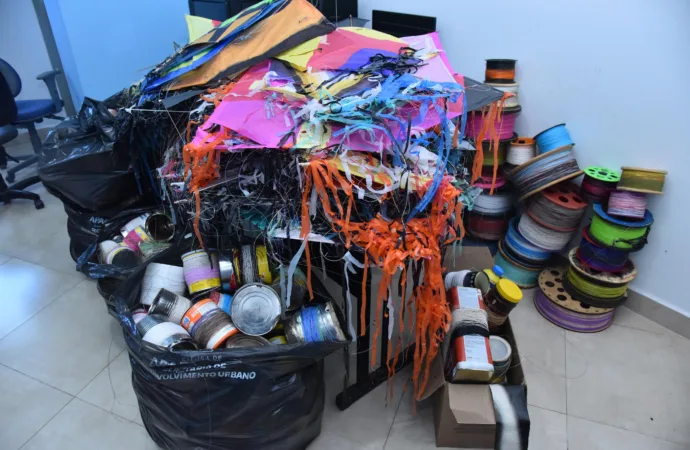 Combate ao cerol e linhas cortantes é intensificado em Aparecida