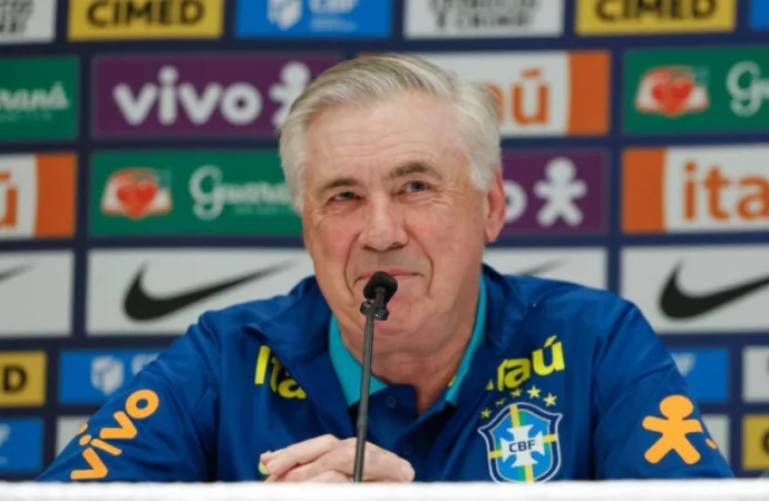 Sem Neymar, Ancelotti convoca seleção para as Eliminatórias