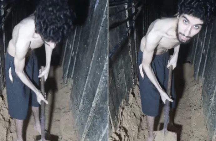 Hamas divulga vídeo de refém israelense cavando “túmulo”; veja