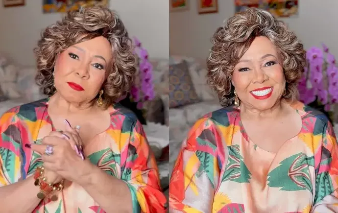 Alcione desmente boatos de internação: ‘Estou com minha família’; vídeo