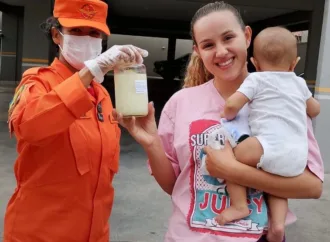 Hemu e Corpo de Bombeiros facilitam doação de leite materno em Goiás